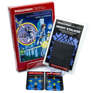 Night Stalker (Cart, Box, Manual & 2 Overlays) - Intellivision