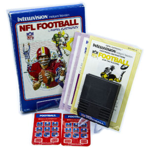 NFL Football (Cart, Box, Manual & 2 Overlays) - Intellivision