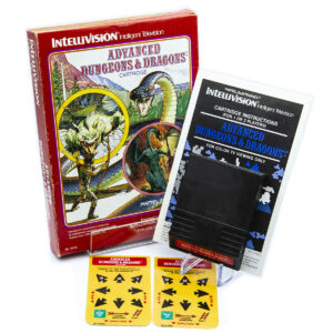 Advanced Dungeons & Dragons (Cart, Box, Manual & 2 Overlays) - Intellivision