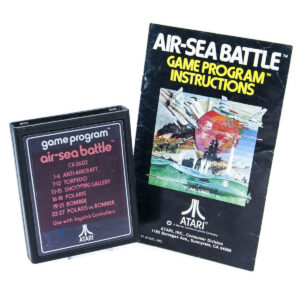 Air-Sea Battle [Text Label] (Cart & Manual) - Atari 2600