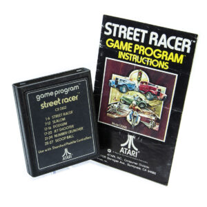 Street Racer [Text Label] (Cart & Manual) - Atari 2600